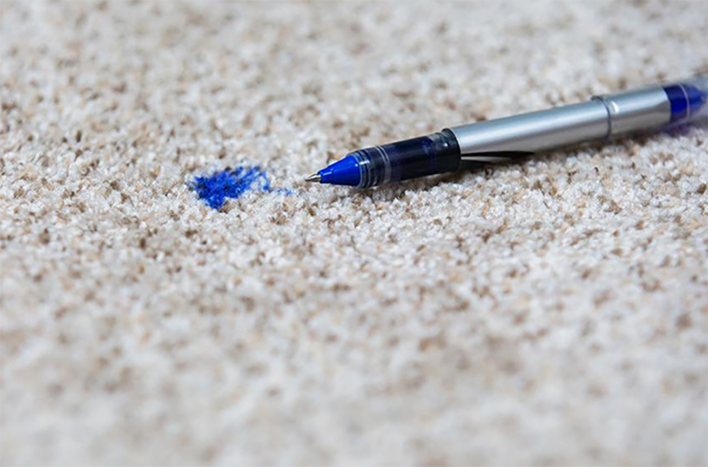 How to Clean up an Ink Stain on Carpet